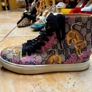Gucci Bengal High Top Sneakers